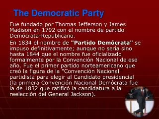 the democratic party