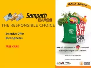 Exclusive Offer Bsc Engineers FREE CARD
