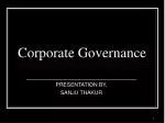 Corporate Governance - slide 1