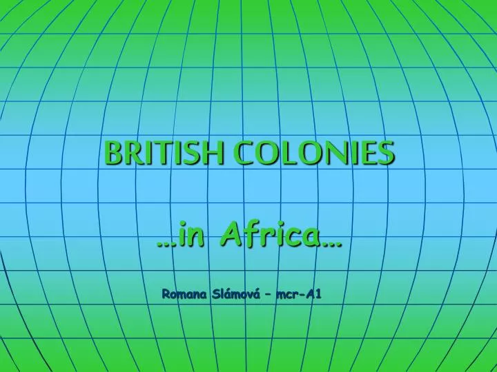 british colonies