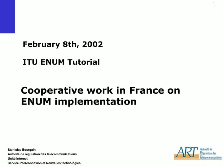 february 8th 2002 itu enum tutorial