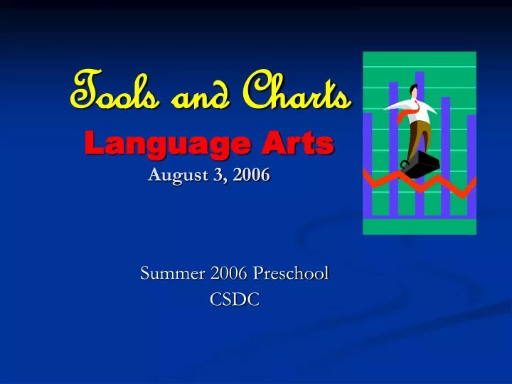 tools and charts language arts august 3 2006