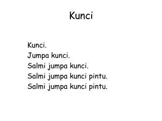 kunci
