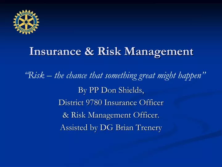 insurance risk management