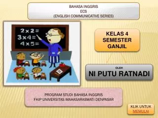 BAHASA INGGRIS ECS (ENGLISH COMMUNICATIVE SERIES)