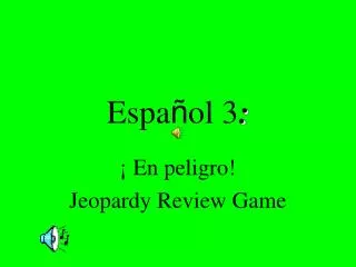 espa ol 3