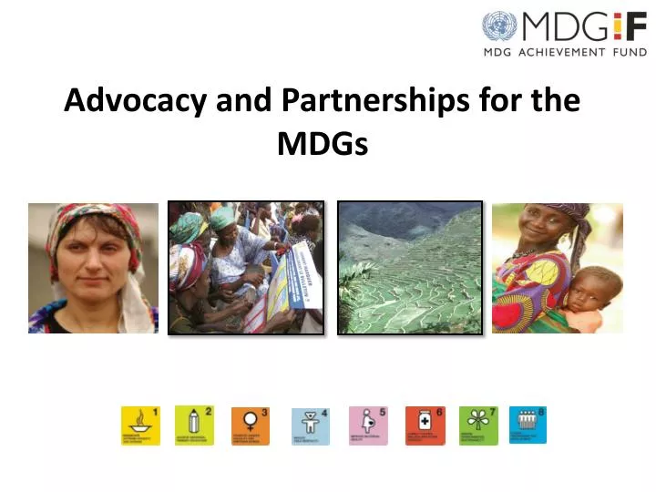 advocacy and partnerships for the mdgs