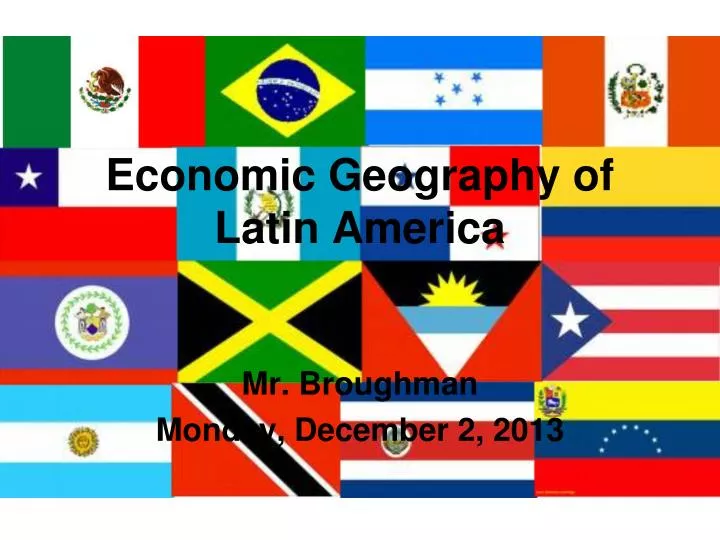 economic geography of latin america