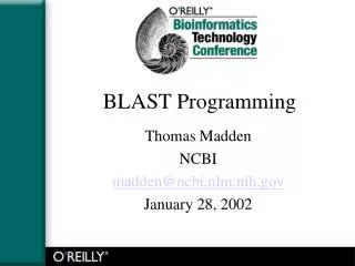 BLAST Programming