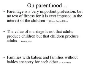 PPT - The Transition To Parenthood PowerPoint Presentation, Free ...