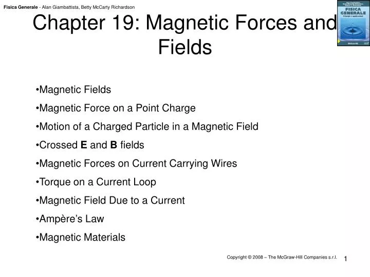 chapter 19 magnetic forces and fields