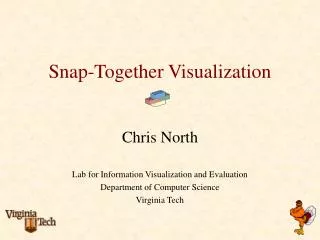 Snap-Together Visualization