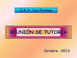 reuni n de tutor a