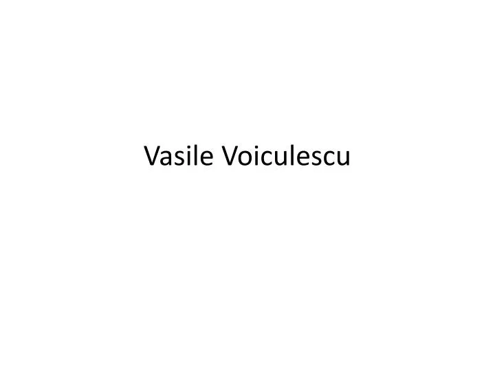 vasile voiculescu