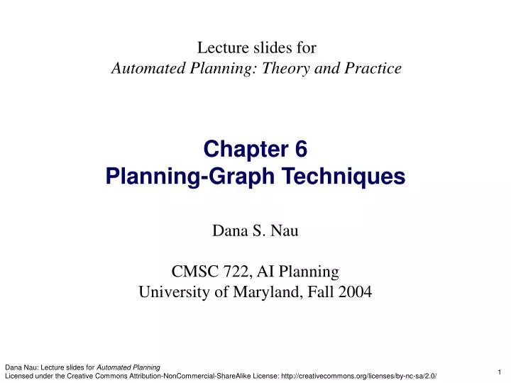 chapter 6 planning graph techniques