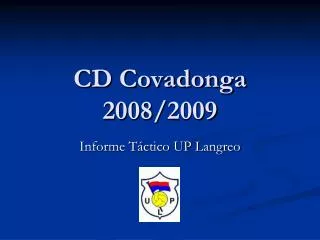 cd covadonga 2008 2009