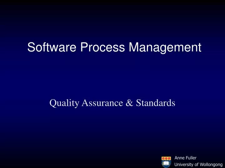 software process management