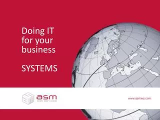 Doing IT for your business SYSTEMS