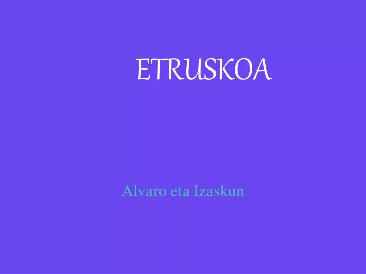 etruskoa