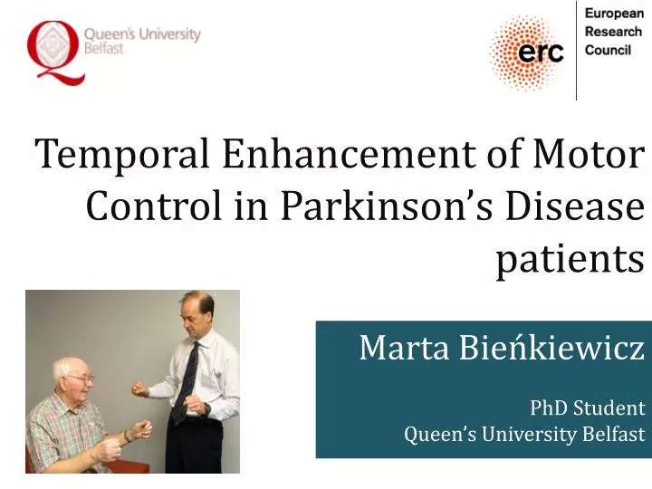 temporal enhancement of motor control in parkinson s disease patients
