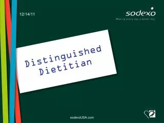 Distinguished Dietitian