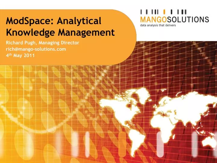 modspace analytical knowledge management
