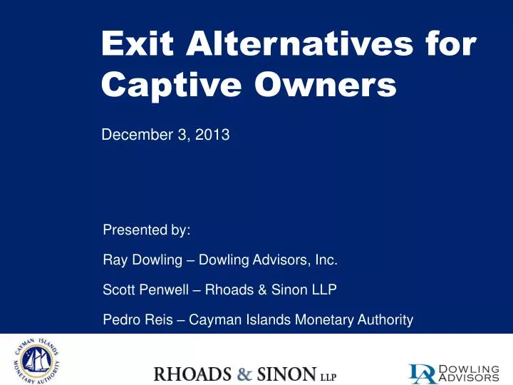 exit alternatives for captive owners