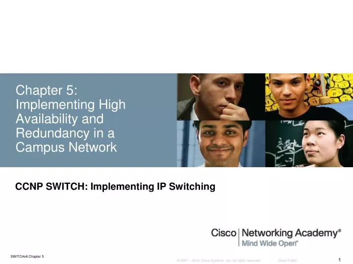 chapter 5 implementing high availability and redundancy in a campus network