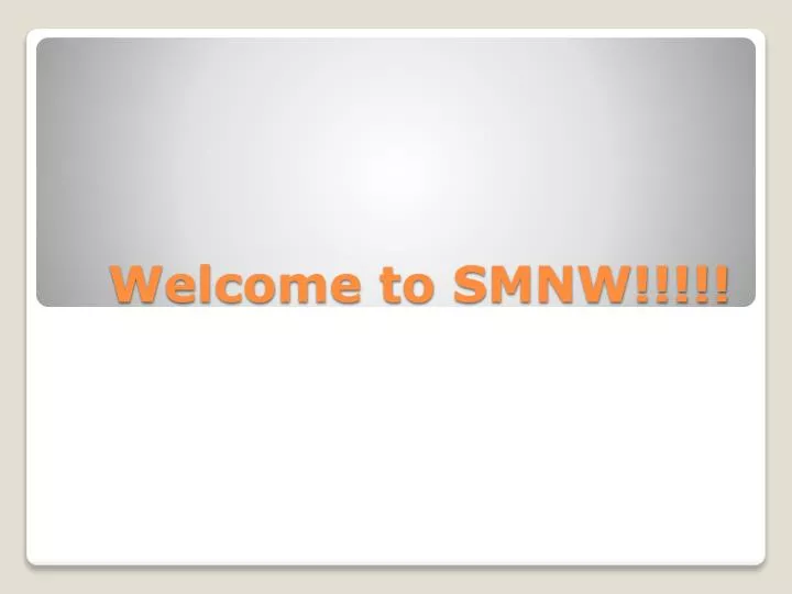 welcome to smnw