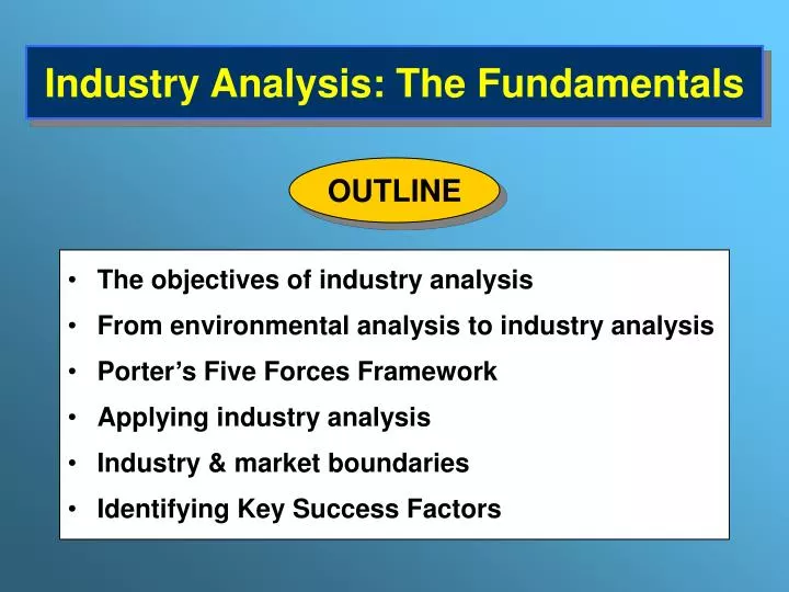 industry analysis the fundamentals