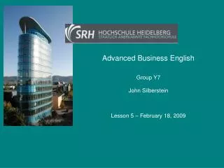 Advanced Business English
