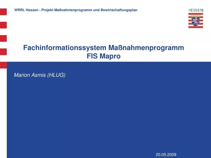 fachinformationssystem ma nahmenprogramm fis mapro