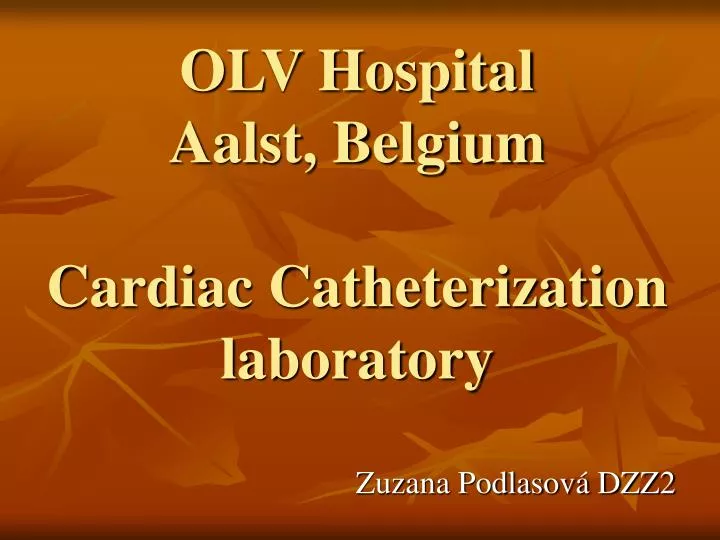 olv hospital aalst belgium cardiac catheterization laboratory