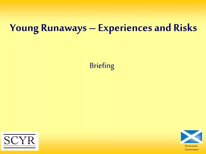 young runaways experiences and risks