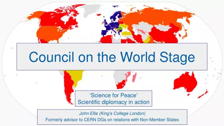 council on the world stage