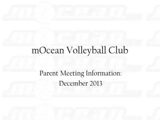 mOcean Volleyball Club