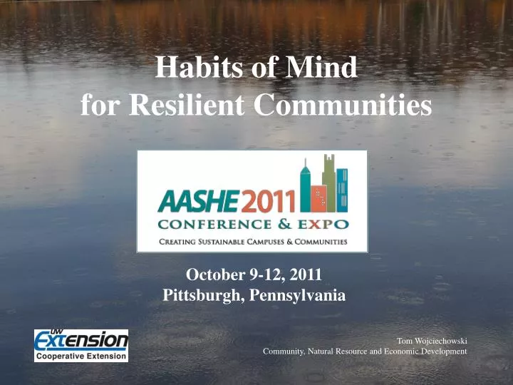 habits of mind for resilient communities