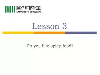 lesson 3