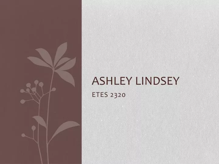 ashley lindsey