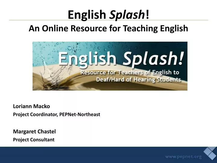 english splash an online resource for teaching english