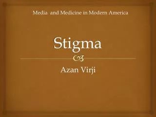 Stigma