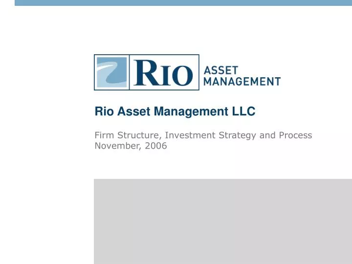 rio asset management llc