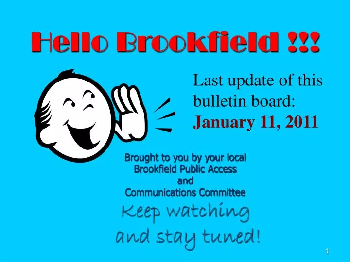 hello brookfield