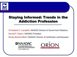 Staying Informed: Trends in the Addiction Profession