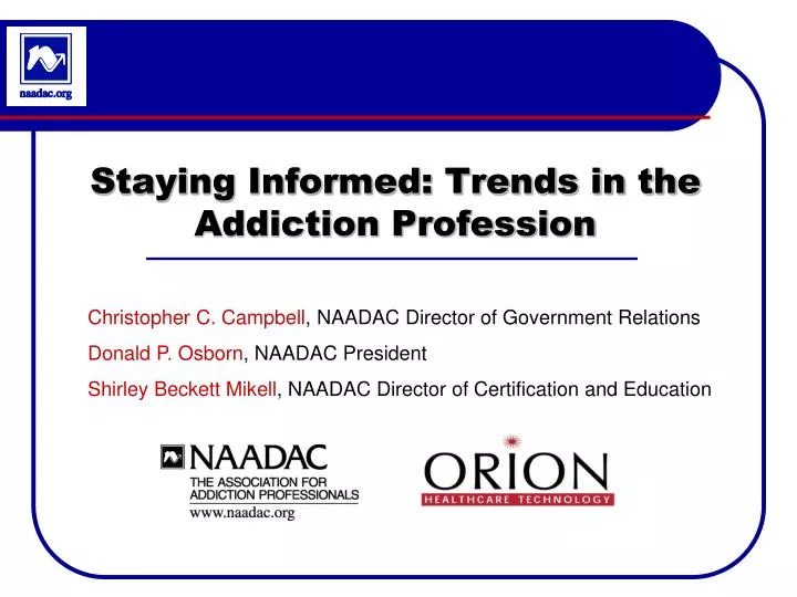 staying informed trends in the addiction profession