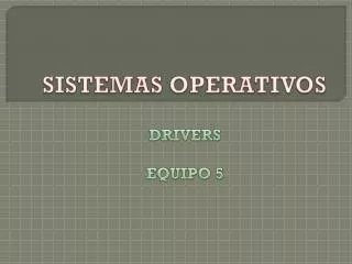 sistemas operativos
