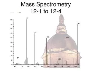 Mass Spectrometry 12-1 to 12-4