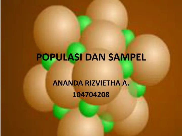 populasi dan sampel