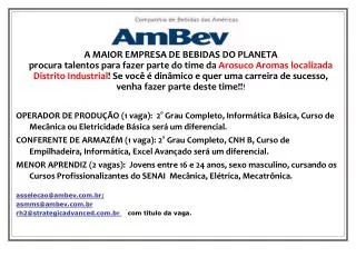 Ambev Aromas