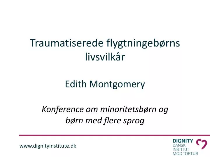 traumatiserede flygtningeb rns livsvilk r edith montgomery